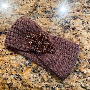 Embellished Knit Head Wrap